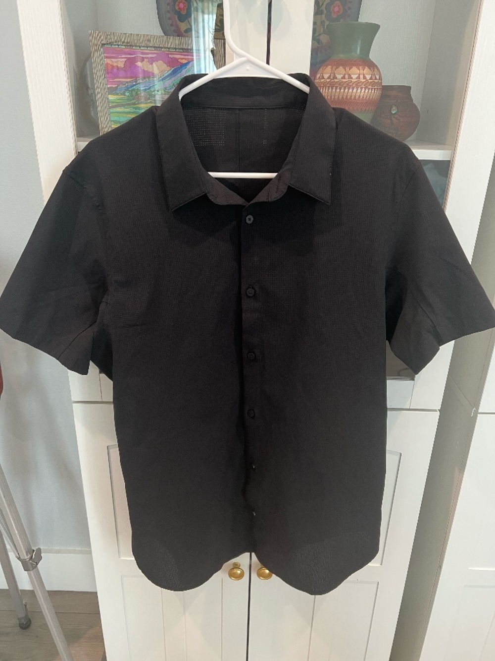 Lululemon Airing Easy Relaxed Short-Sleeve Shirt, Size Medium